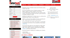 Desktop Screenshot of interturkestates.com